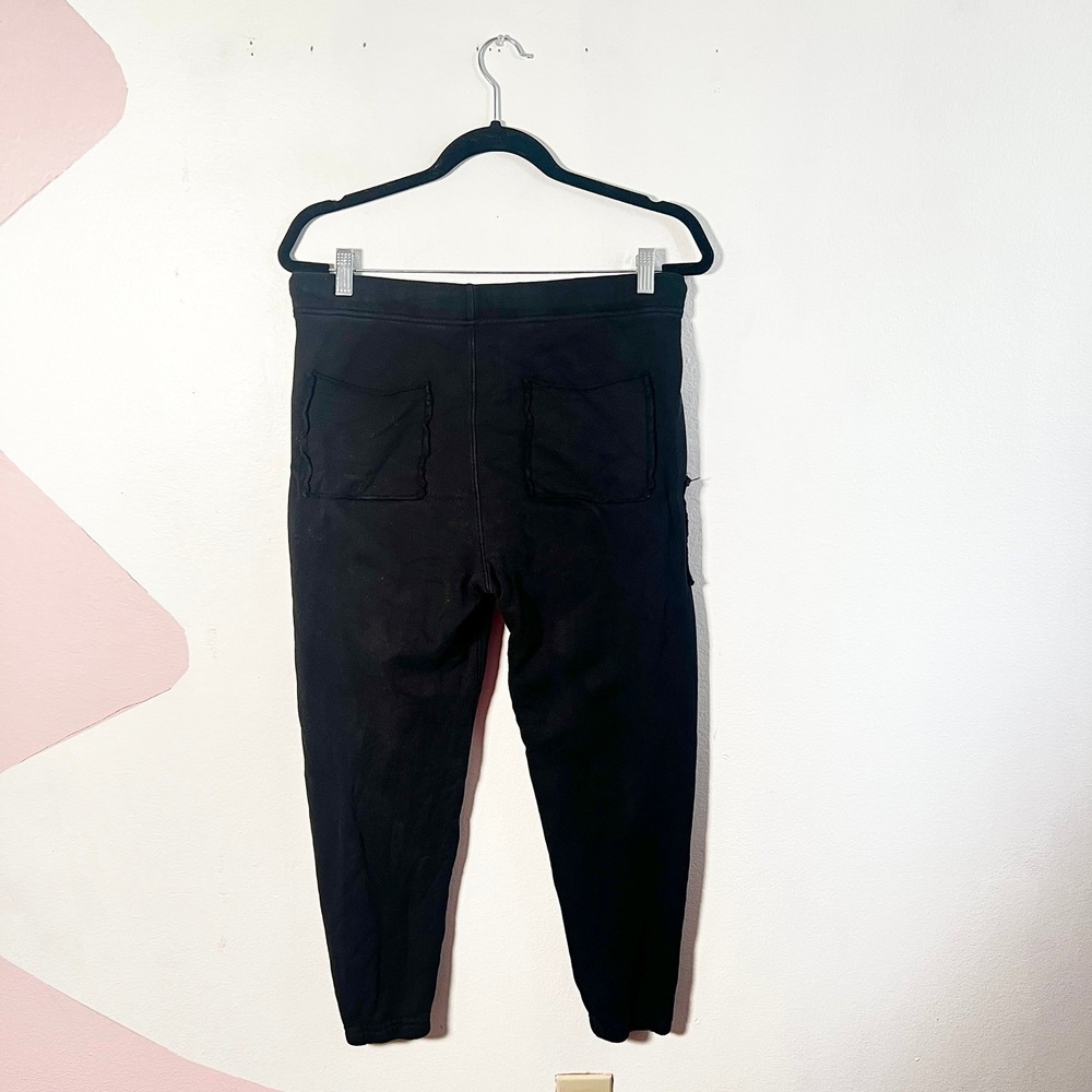 Frank & Eileen Eamon Pants Small Black Joggers Pockets Luxury - Picture 3 of 7